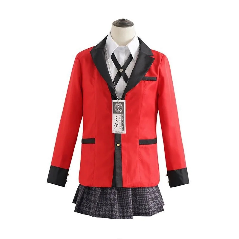 Anime Cosplay Kakegurui - Anime Kakegurui Yomozuki Runa Costume Jabami