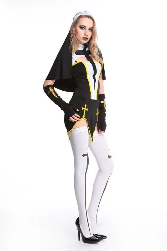 Anime Cosplay Nun - Costume de Nonne Sexy 2026 pour