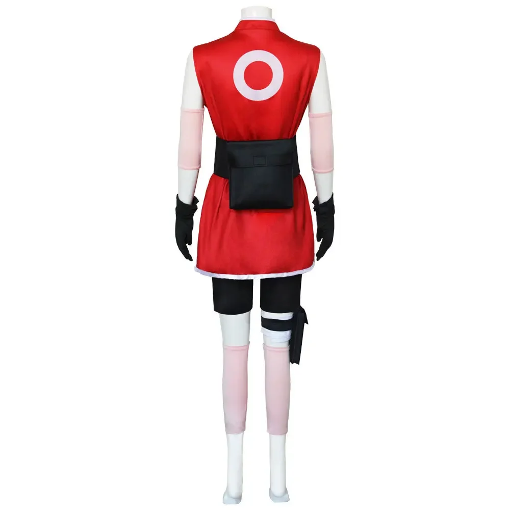Anime Cosplay Ninja - Costume de cosplay Haruno Sakura pour