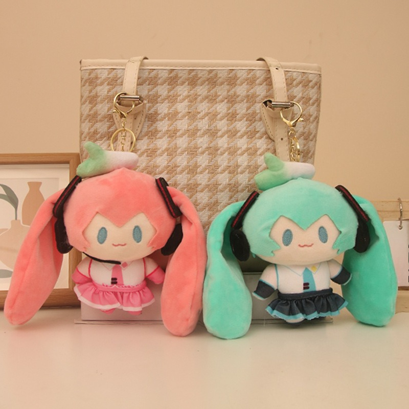 Anime Cosplay Girlfriend - Nouvelle Peluche Porte-clés Hatsune Miku, Mignonne