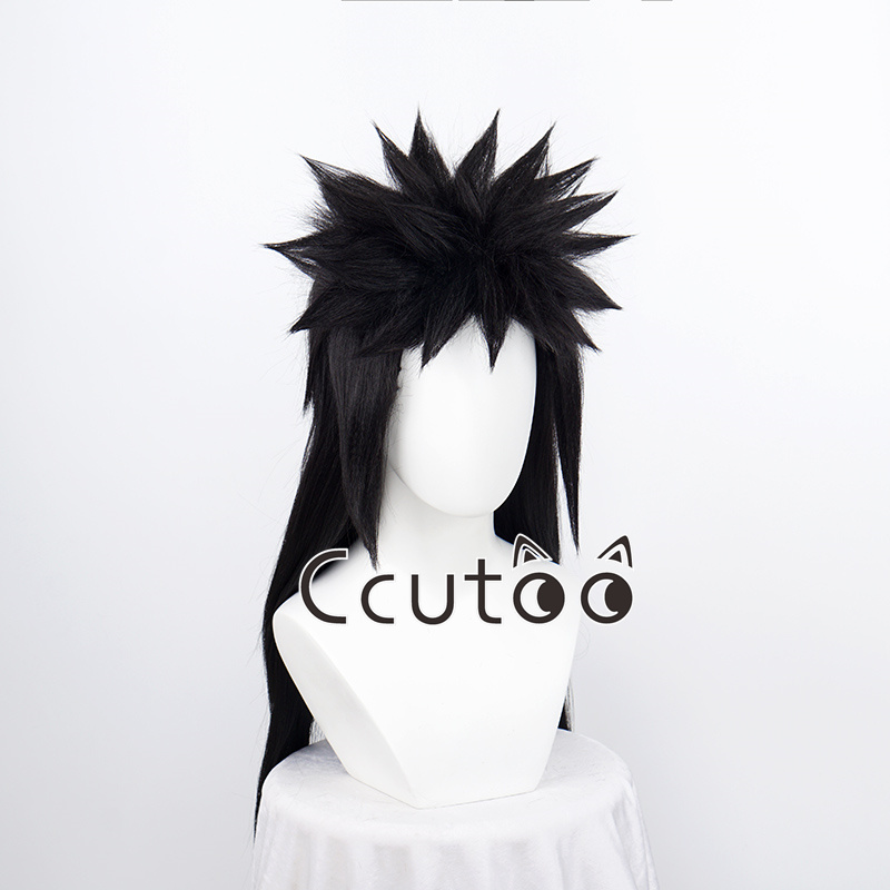 Anime Cosplay Obito - Perruque de Costume synthétique longue et