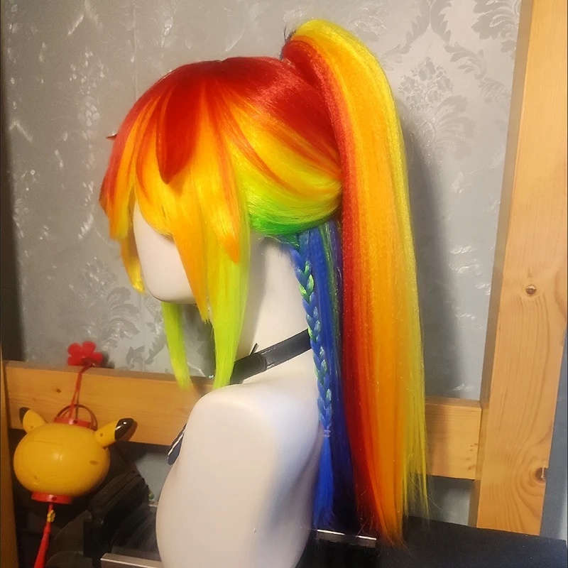 Anime Cosplay Girlfriend - Tenue Premium Rainbow Dash Friends Cosplay,