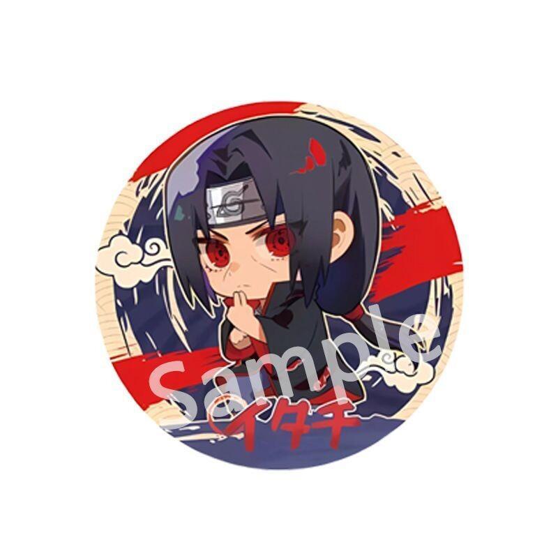 Anime Cosplay Obito - Badge Anime Naruto en Émail Métallique