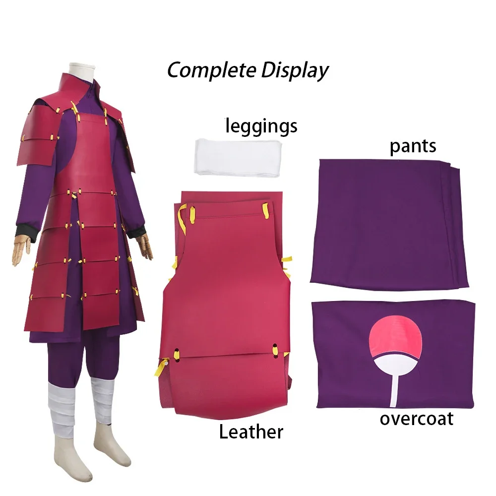 Anime Cosplay Ninja - Armure Madara pour homme, costume Madara