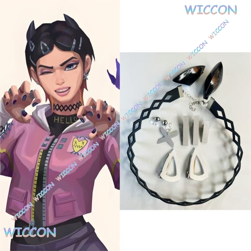 Anime Cosplay Manga - Valorant – collier à Clip en
