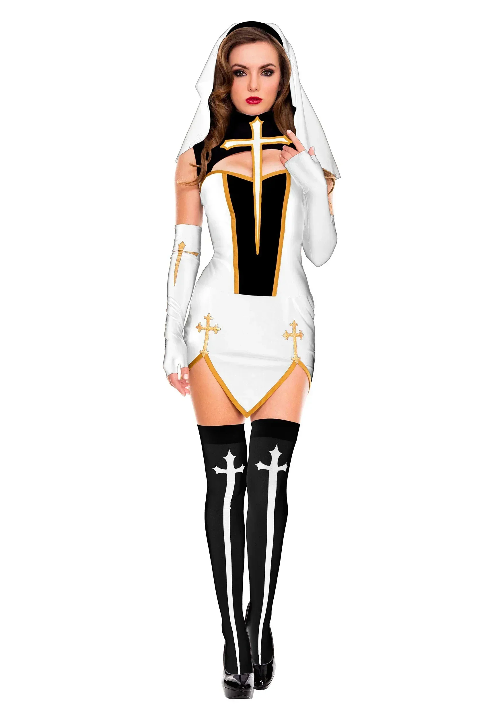Costume de Nonne Sexy 2026 pou - Anime Cosplay Nun avis et prix