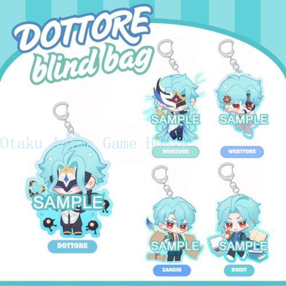 Porte-clés en acrylique Genshi - Anime Cosplay Kawaii avis et prix