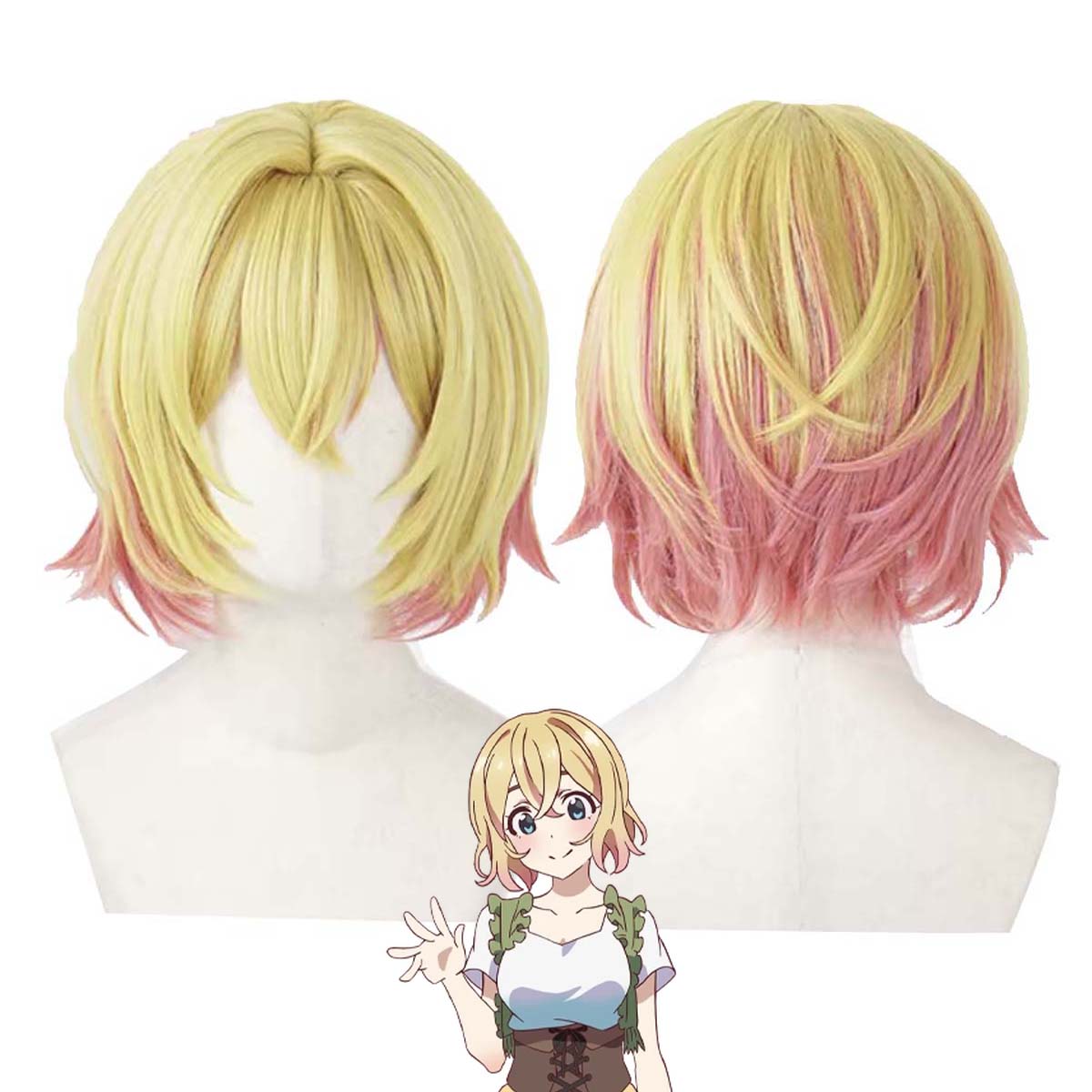 Perruques de cosplay courtes j - Anime Cosplay Girlfriend avis et prix